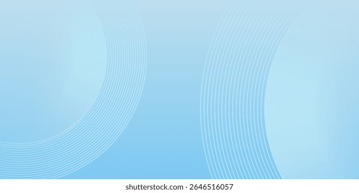 Abstractas fondo de Anuncio minimalista simple pastel coloridas gradaciones azules y blancas. Estilo de efecto de círculo geométrico