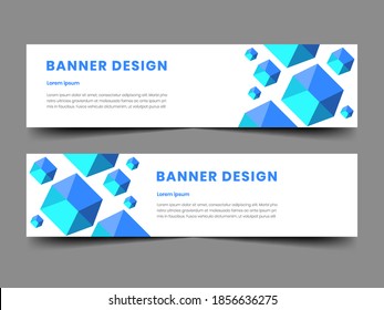  Abstract minimalist banner template with cube element, layout design, web design, banner collection, abstract background, texture template, square banner template