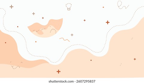 abstract minimalist and beige background