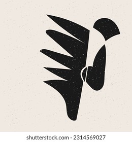 Abstract Minimalist Black and Beige Monochrome Modern Graphic Design Print Template 