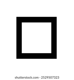 Abstractas diseño minimalista cuadrado en blanco y negro.