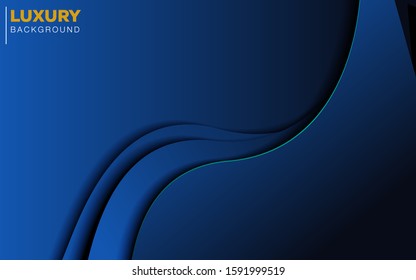 Abstract minimalist blue premium  luxury dark blue with dot colorful