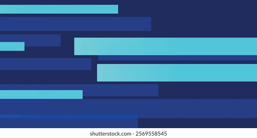 Abstract minimalist blue stripes background. Vector illustration