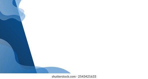 Abstract minimalist blue and white shape modern background. texture white pattern. vector illustration