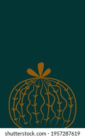 Abstract Minimalist Cactus Pattern Background for Printing T-shirt, Gift Shop Tag, Wall Decor, Travel agency Flyer Design poster