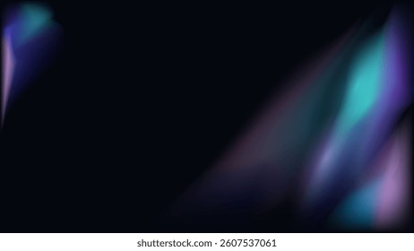 Abstract minimalist coloful fluid gradient on dark background. Social ads banner or Landing page.
