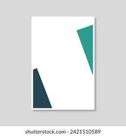Abstract minimalist color geometry vector for backgroud