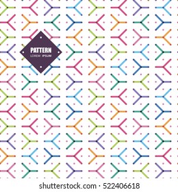 abstract minimalist color seamless pattern