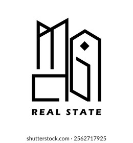 Abstract minimalist corporate logo vector for your Company