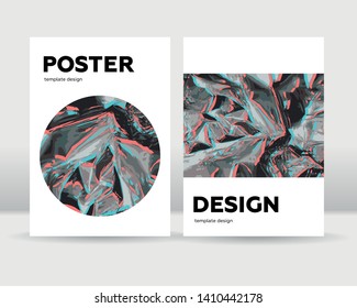 Abstract minimalist cover template. It can be used for posters, cards, flyers, brochures, magazines and any kind of cover. EPS 10 - Vector