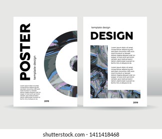 Abstract minimalist cover template. It can be used for posters, cards, flyers, brochures, magazines and any kind of cover. EPS 10 - Vector