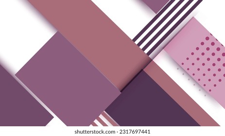 Resumen de diseño minimalista ilustración vectorial sobre fondo blanco y rosa suave
