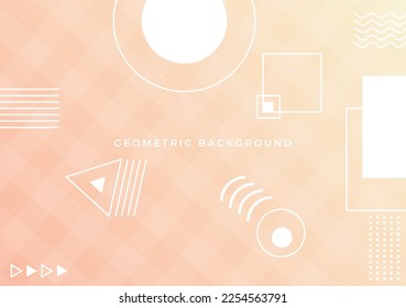 plantilla de fondo geométrico abstracto minimalista