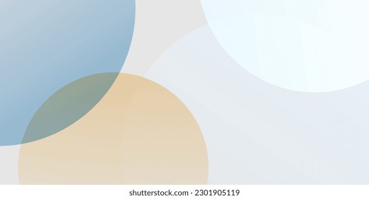 Abstract Minimalist Geometric Brown and Blue Background, Circles Pattern - Multi Purpose Vector Illustration,  Design Template, Applicable for Web, Technology Designs, Presentations, Posters, Placards