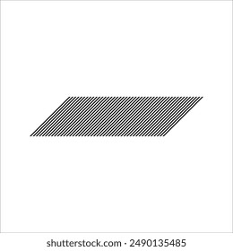 Abstractas elemento de forma lineal geométrica minimalista