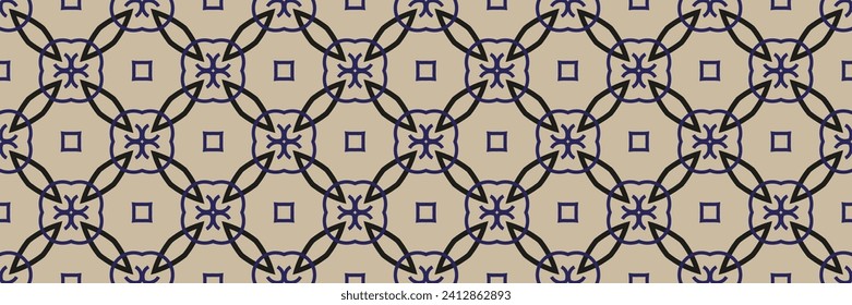 Abstract minimalist geometrical ornament graphic style. Ornaments on dishes, textiles, wallpaper. Abstract decorative vintage texture.