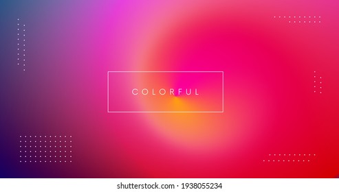 Abstract Minimalist Gradient Background. Modern colorful backdrop. Cool trendy soft color illustration.