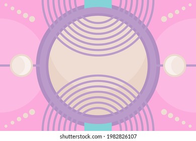 Abstract minimalist graphic boho style pattern background