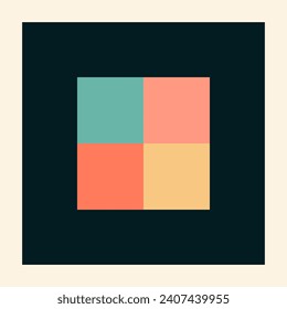Abstract Minimalist Graphic Poster Design Element Template Simple Poster Minimalist Graphic Shape Contemporary Abstract Decoration Pattern Geometric Symbol Background Element Icon Simple Decor Pattern