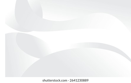 Abstract Minimalist Gray Wave Background. Perfect for modern presentations, corporate branding, business flyers, web banners, and minimalist design themes.
