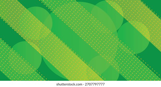 abstract Minimalist green background with gradient color and artistic dynamic line decoration minimalis