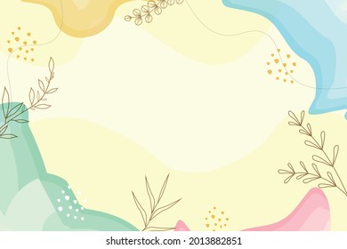 abstract minimalist hand drawn natural organic background vector illustration eps 10