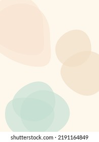 Abstract minimalist imitation watercolor translucent color block material vector background