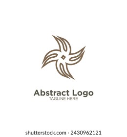 Diseño minimalista abstracto del logotipo Creativo