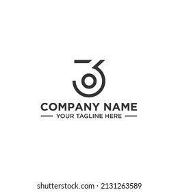 Abstract minimalist logo design with geometric shapes for modern business identity and creative branding