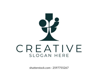 Abstract minimalist logo design perfect for branding and corporate identity. Clean and elegant