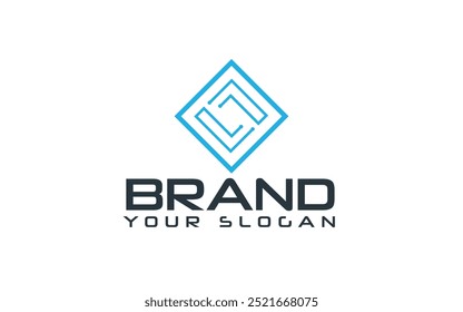 Abstract minimalist logo design template