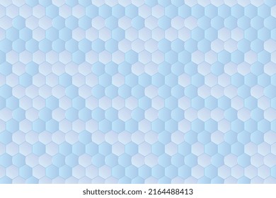 Resumen de fondo de pared minimalista de gradiente azul marino con rejilla hexagonal. Celdas de abeja con ilustración de fondo de mosaico geométrico