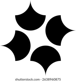 a abstract minimalist pattern concept for corporate identity that operates in the beauty sector and so on. Unique and easily recognizable anytime and anywhere. Identical to neatness and branding.