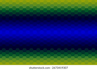 Hexágono padrão minimalista abstrato com cor
