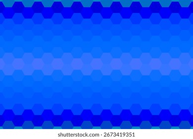 Abstract minimalist pattern hexagon with color
