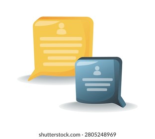 Abstract minimalist personal data sheet illustration