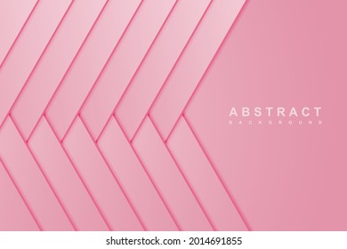 Abstract minimalist pink background with diagonal shape. Creative illustration for poster, web, landing, page, cover, ad, greeting, card, promotion. Eps 10 vector