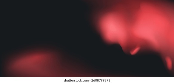 Abstract minimalist red fluid gradient on white background. Social ads banner or Landing Page