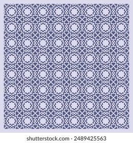 Abstract minimalist seamless pattern with repeating structure in monochrome style illustration