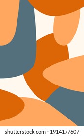 abstract minimalist shape pattern background