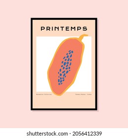 Abstract minimalist style poster design for your wall art collection