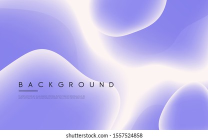 Abstract minimalist vector backgroud with glowing liquid bubble shapes.