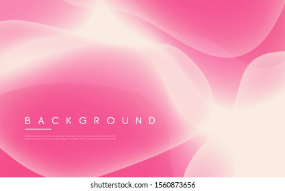 Abstract minimalist vector background with glowing liquid bubble shapes.