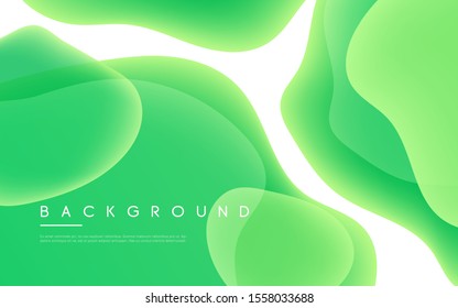 Fondo de Vector minimalista Abstractas con Formas de burbujas líquidas.