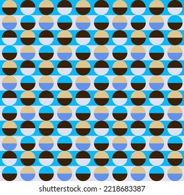 Abstract minimalist vector geometry, punchy forms and colors that demand attention, seamless