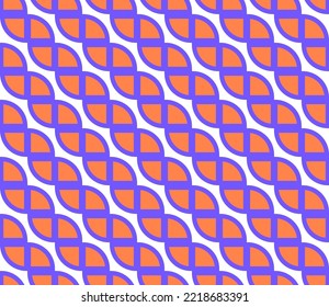 Abstrakte minimalistische Vektorgeometrie, stylische Formen und Farben, die Aufmerksamkeit erfordern, nahtlos