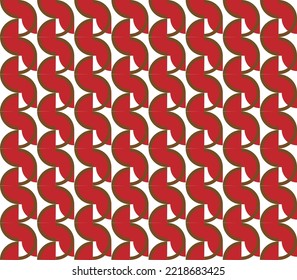 Abstract minimalist vector geometry, punchy forms and colors that demand attention, seamless