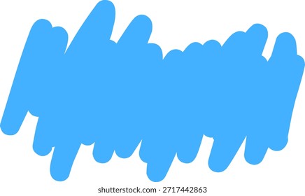Abstractas Ilustración vectorial minimalista con un toque de pincelada azul claro sobre un fondo blanco limpio. Este Diseño gráfico artístico dibujado a mano representa un cielo despejado, un movimiento de agua o una textura creativa de pintura, lo que lo convierte en un elemento ideal para la marca moderna, los carteles de temática costera y los fondos digitales limpios.