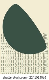 Abstract minimalist vector illustration for wall decoration