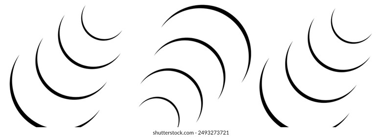 Abstract minimalist white and black curve modern background. white pattern texture.